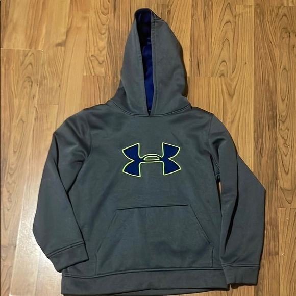 Under Armour Kids Gray Hoodie - Picture 1 of 5